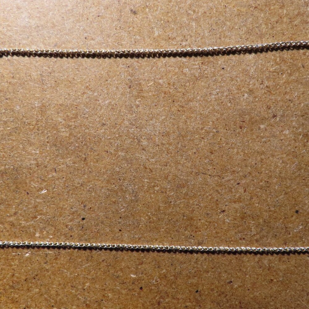 14K Yellow Gold Filled Braided Chain/Necklace; Lobster Claw Closure; 19+"